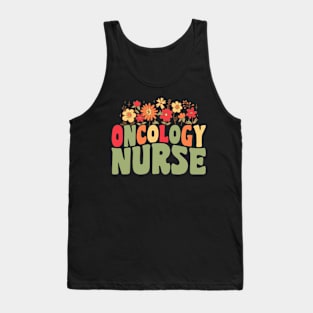 Oncology Nurse Floral Tank Top